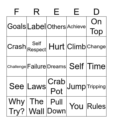 You Can See Over The Wall Bingo Card