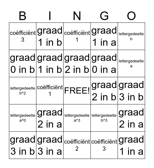 EENTERMEN - BINGO Card