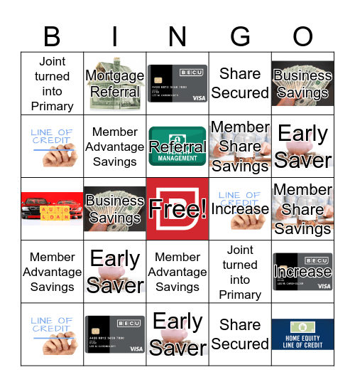 BECU BINGO Card