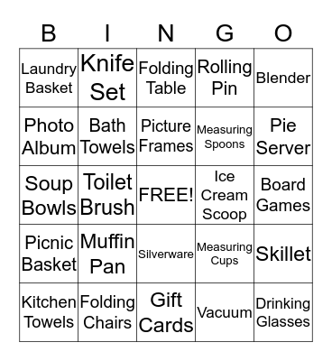 The Future Mr. and Mrs. Bushe Bingo Card