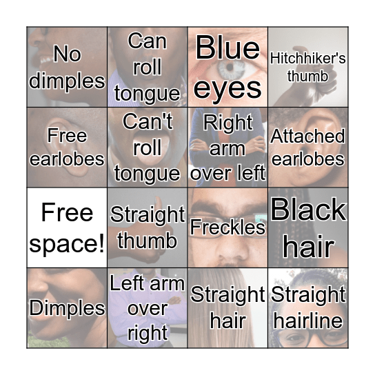 Trait Bingo Card