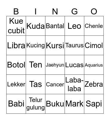 190303 Bingo With 90STATIONS Bingo Card