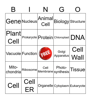 Cell Bingo Card