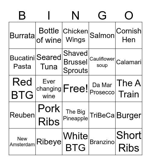 OWO Bingo Card