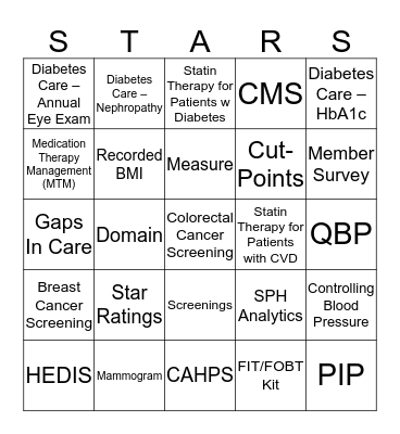 Lingo Bingo Card