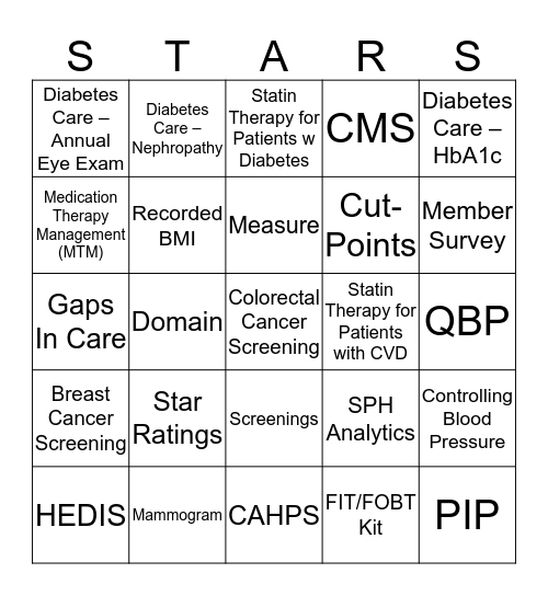 Lingo Bingo Card