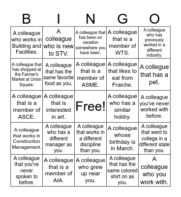 Introduction Bingo! Bingo Card