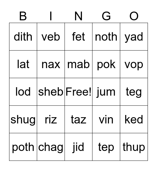 Probe 4 Bingo Card