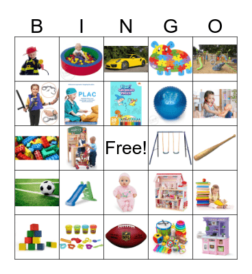 PLAYTIME Bingo Card