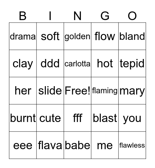 LGBTQ Icons Bingo Card