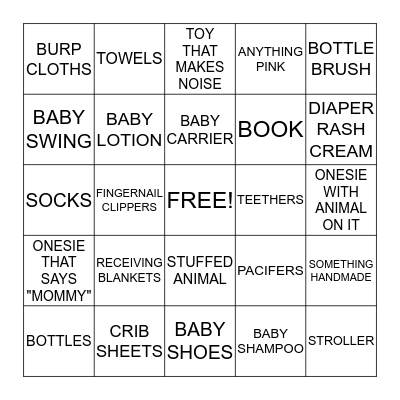 HAZEL GRACE BINGO Card