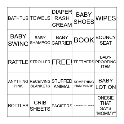 HAZEL GRACE BINGO Card