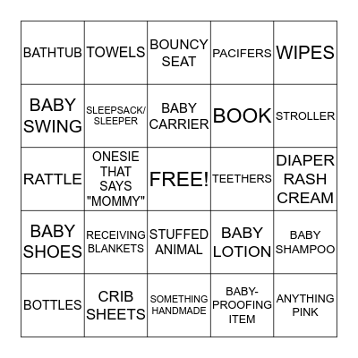 HAZEL GRACE BINGO Card