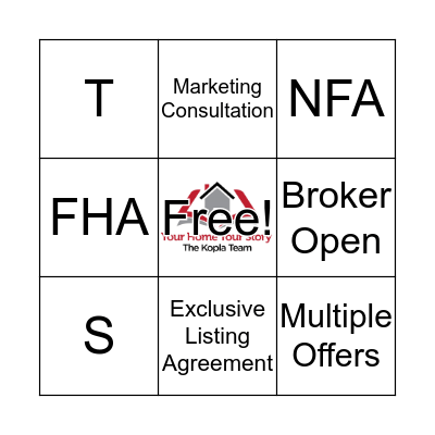 The Kopla Team Bingo Card