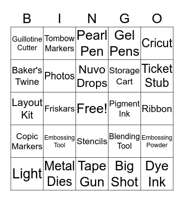 SumMore Fun BINGO Card