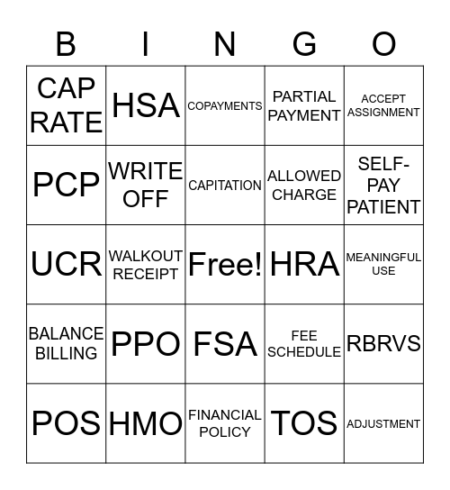 MAST 1100 CHAPTER 6 Bingo Card