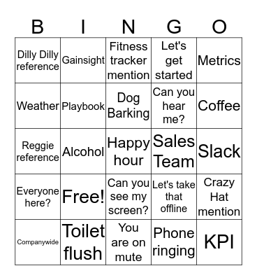 SA BINGO! Bingo Card