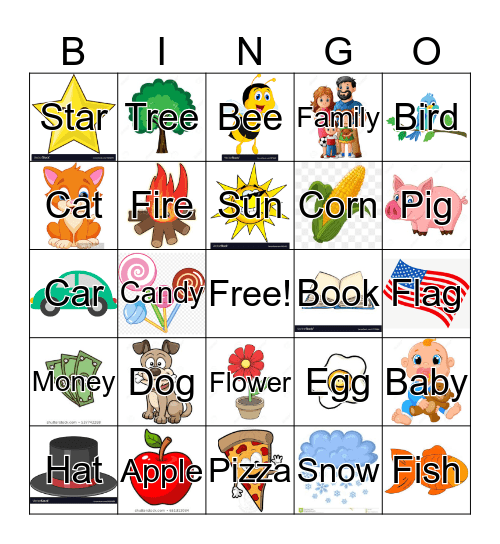 Let's Practice Finger Spelling Bingo! Bingo Card