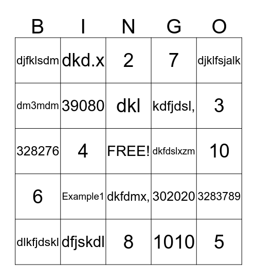 Trisha's Baby Shower Bingo! Bingo Card