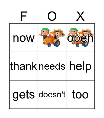 L2 sight words. U4/5/6 Bingo Card