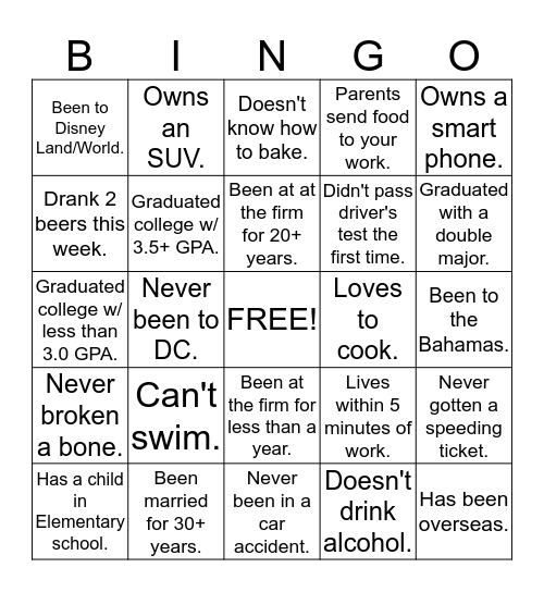 Schlenner Wenner & Co. Bingo! Bingo Card