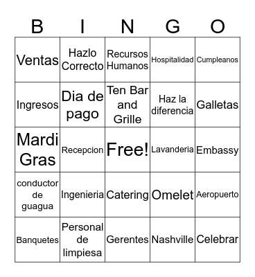 Q1 Celebration  Bingo Card