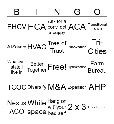 IA/KS/NE Business Plan Bingo Card
