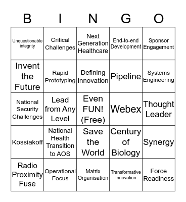 Critical Contributions Bingo Card