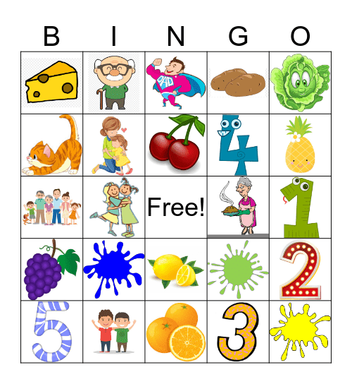 I Speak Spanish! Bingo Card