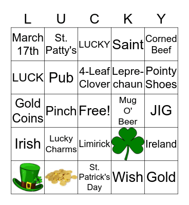 Bring'n Luck to RAU Bingo Card