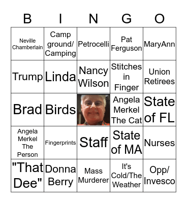 JOAN'S JOLLY JINGO Bingo Card