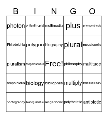 Life, Light, Love & The More the Merrier (9&10) Bingo Card