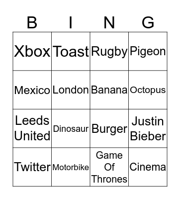 Get Them To Say It !!!! Bingo Card