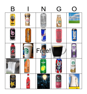 Energy Bingo Card