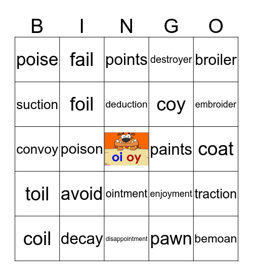 Level 3 Lesson 9 Bingo Card