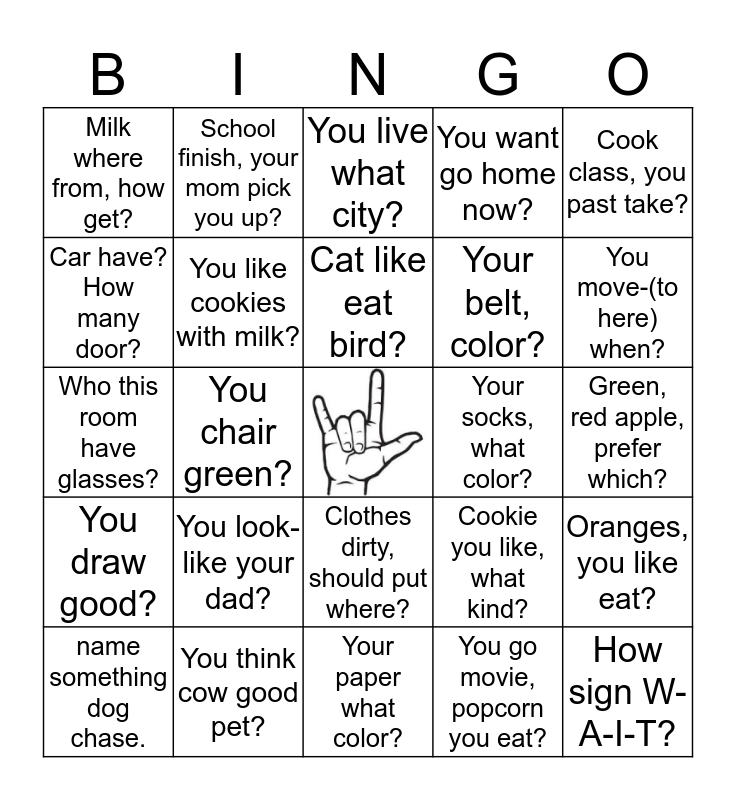 sentences-bingo-card