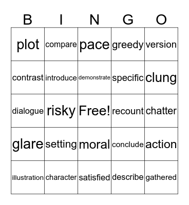 Language Club Review Bingo Card