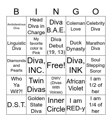 HTCAC BINGO! Bingo Card