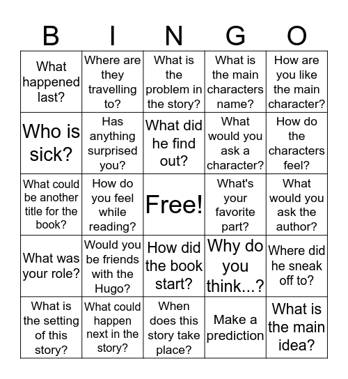 Discussion Bingo!  Bingo Card