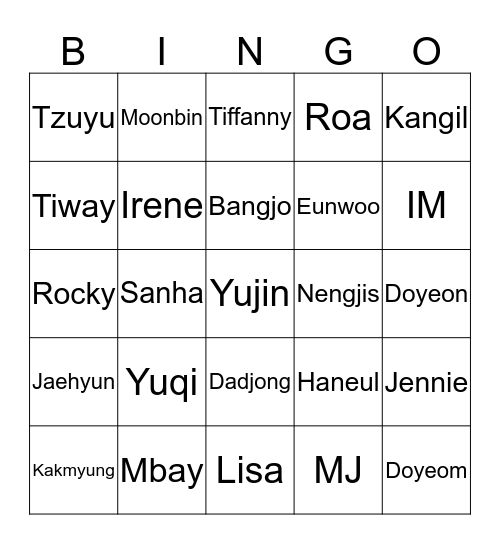 ENAYUQI99 Bingo Card