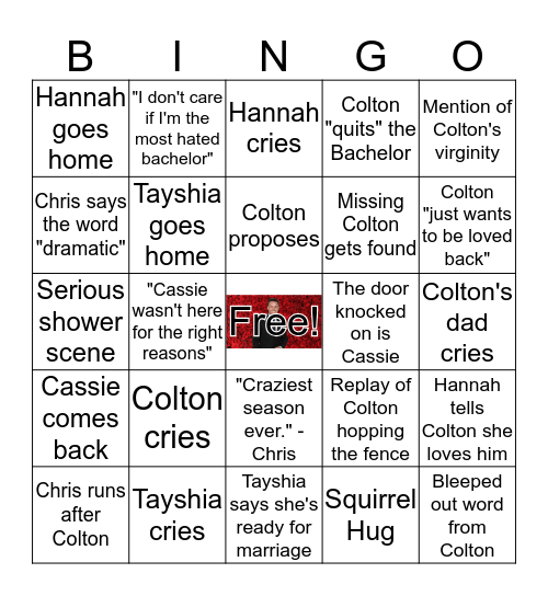 THE Most Depressing Bingo Yet Bingo Card