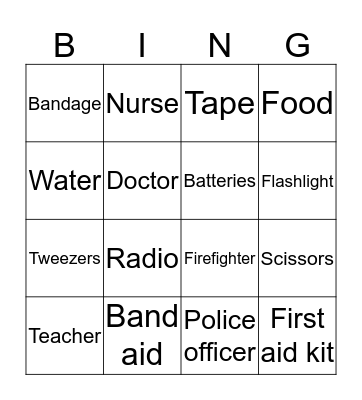 Review Bingo Card