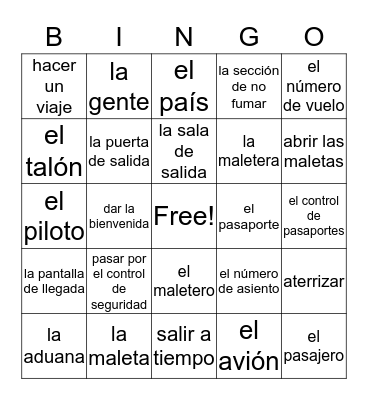 Capítulo 11 Bingo Card