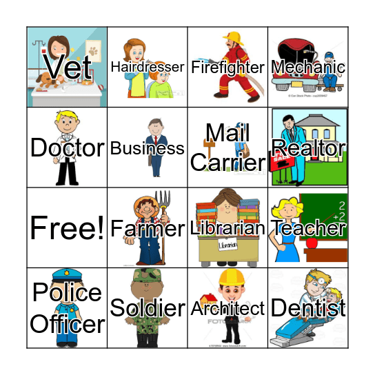 Career Bingo Card