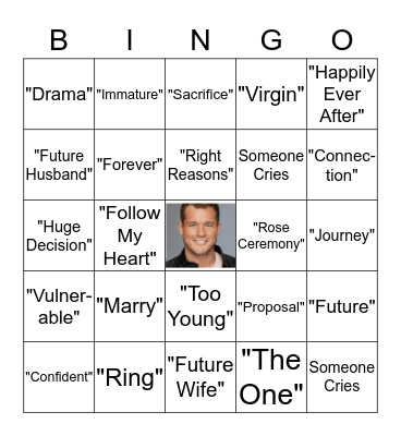 Bachelor Bingo Card