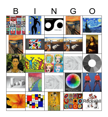 Art Bingo Card