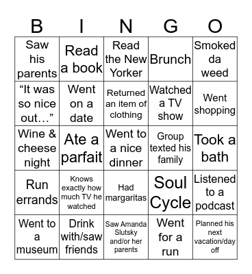 Zeelens Bingo Card