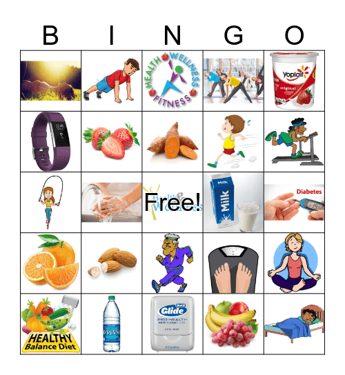 HEALTH AND WELLNESS Bingo Card