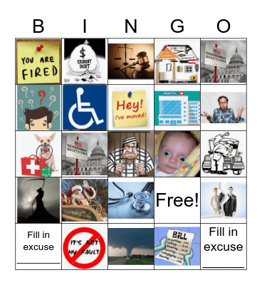 RFD BINGO W/CPCU Bingo Card