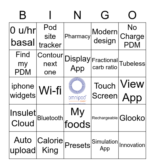 DASH Bingo Card